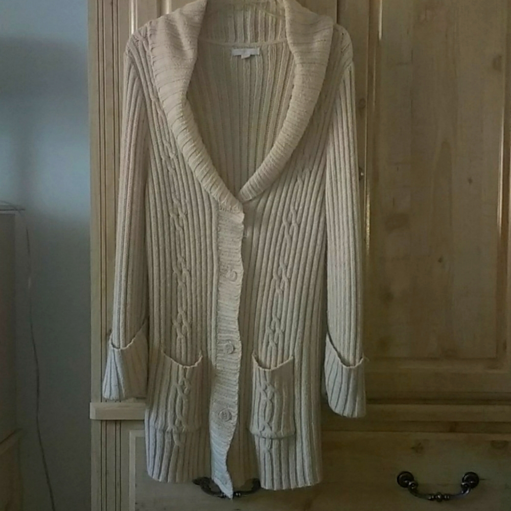 Long Beige Sweater